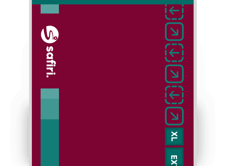 Small Safiri mailer bag