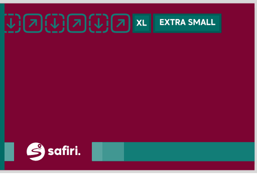 Extra Small Safiri mailer bag
